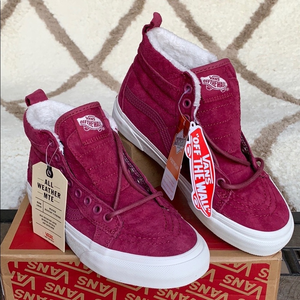 VANS SK8-Hi Mte Dry Rose/Marshmallow WMNS - Picture 4 of 16